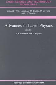 Tapa de Advances in laser physics