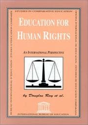 Tapa de Education for Human Rights: An International Perspective (IBE Studies: Studies in Comparative Education)