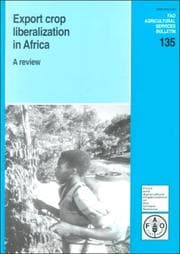 Tapa de Export crop liberalization in Africa