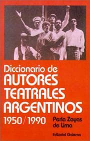Tapa de Diccionario de autores teatrales argentinos, 1950-1990