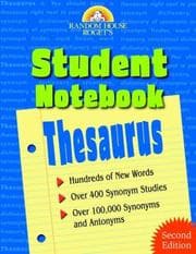 Tapa de Random House Roget's Student Notebook Thesaurus