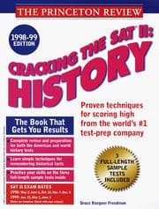 Tapa de Cracking the SAT II History 1998-99 Edition