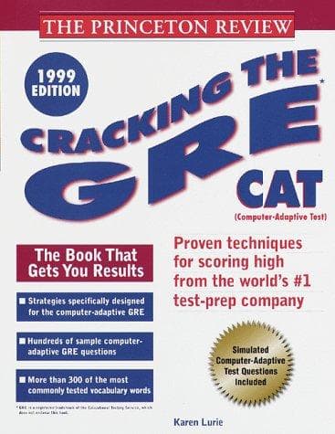Tapa de Cracking the GRE CAT