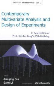 Tapa de Contemporary multivariate analysis and design of experiments