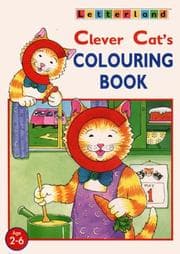 Tapa de Clever Cat's Colouring Book (Letterland at Home)