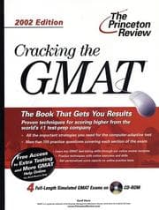 Tapa de Cracking the GMAT with CD-ROM, 2002 Edition (Cracking the Gmat With Sample Tests on CD-Rom)