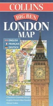 Tapa de London Big Ben Map