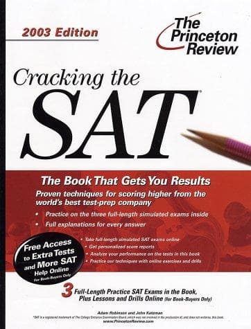 Tapa de Cracking the SAT