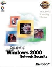 Tapa de Als Designing a Ms Windows 2000 Network Security