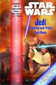 Tapa de Star Wars Jedi training and trials quiz book
