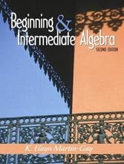 Tapa de Beginning and Intermediate Algebra and CD and Manual and Workbook Package