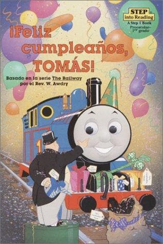 Tapa de Feliz Cumpleanos, Tomas! (Step into Reading)