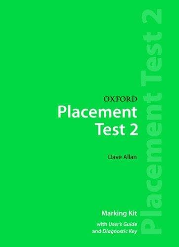 Tapa de Oxford Placement Tests