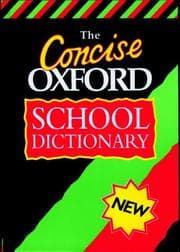 Tapa de The Concise Oxford School Dictionary