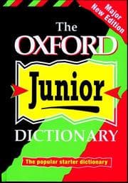 Tapa de The Oxford junior dictionary