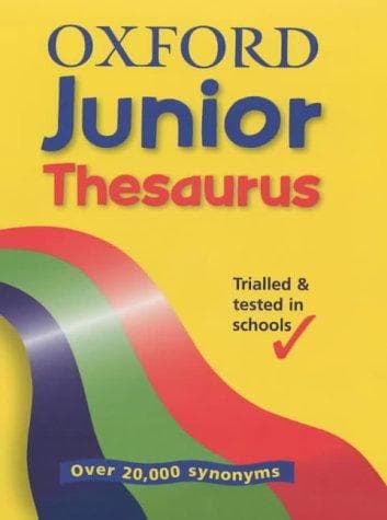Tapa de Oxford Junior Thesaurus