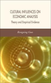 Tapa de Cultural Influences on Economic Analysis