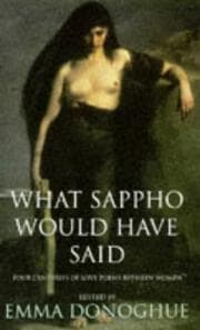 Tapa de What Sappho would have said