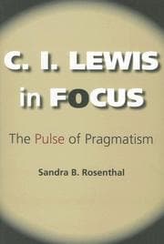 Tapa de C. I. Lewis in Focus
