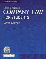 Tapa de Smith and Keenan's Company Law for Students
