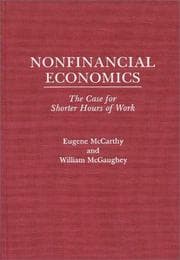 Tapa de Nonfinancial economics