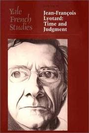 Tapa de Jean-François Lyotard