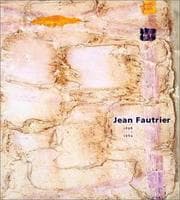 Tapa de Jean Fautrier, 1898-1964