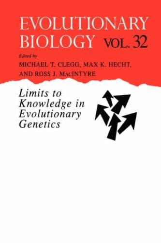 Tapa de Evolutionary Biology Vol. 32