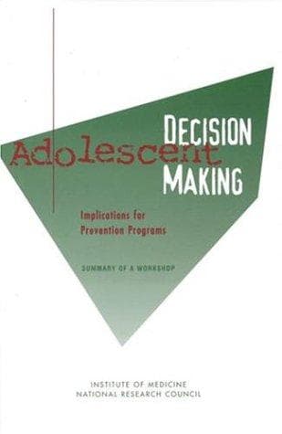 Tapa de Adolescent decision making