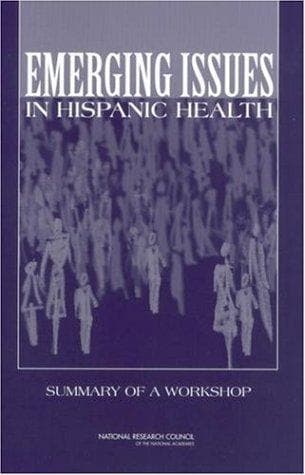 Tapa de Emerging issues in Hispanic health