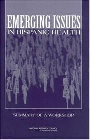Tapa de Emerging issues in Hispanic health