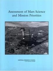 Tapa de Assessment of Mars science and mission priorities