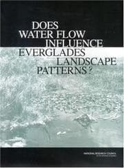 Tapa de Does water flow influence Everglades landscape patterns?