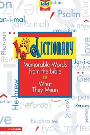 Tapa de Kidictionary