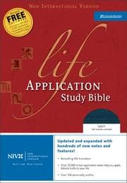 Tapa de NIV Life Application Study Bible