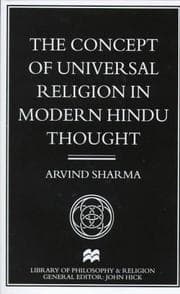 Tapa de The concept of universal religion in modern Hindu thought
