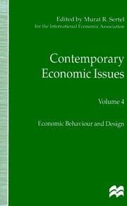 Tapa de Contemporary Economic Issues: Proceedings of the Eleventh World Congress of the International Economic Association, Tunis