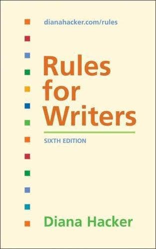 Tapa de Rules for Writers