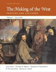 Tapa de The Making of the West: Peoples and Cultures, Vol. 2