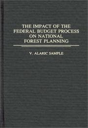 Tapa de The impact of the federal budget process on national forest planning