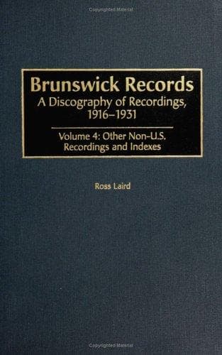 Tapa de Brunswick Records (4 vols)