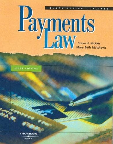 Tapa de Payments law