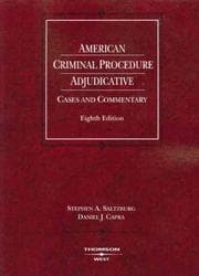 Tapa de American criminal procedure