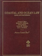 Tapa de Coastal and ocean law
