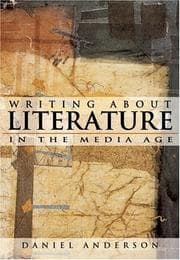 Tapa de Writing About Literature in the Media Age
