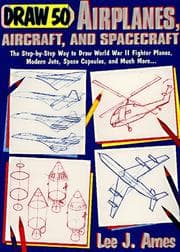 Tapa de Draw 50 Airplanes, Aircrafts, and Spacecraft