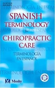 Tapa de Spanish Terminology for Chiropractic Care