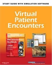 Tapa de Virtual Patient Encounters for Mosby's EMT-Intermediate Textbook for the 1999 National Standard Curriculum