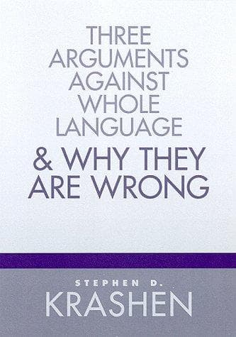 Tapa de Three arguments against whole language & why they are wrong