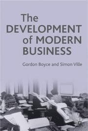 Tapa de DEVELOPMENT OF MODERN BUSINESS
